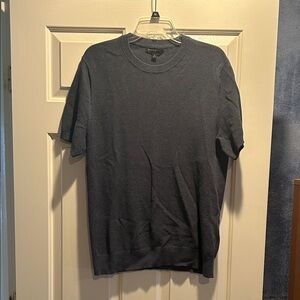 Men's Dark Gray Short Sleeve Shirt